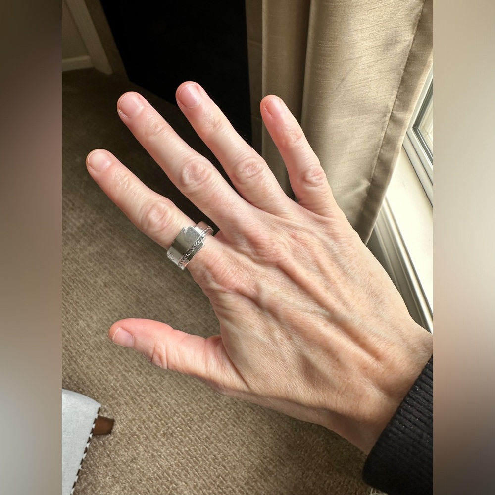 Silver Plated Spoon Ring - Picture 10 of 14